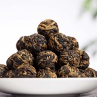 Black Dragon Pearls Tea - Yunnan Dian Hong Tea 